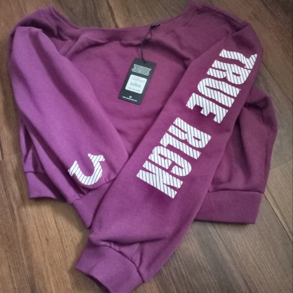 True Religion Tops Womens True Religion Sweatshirt Poshmark